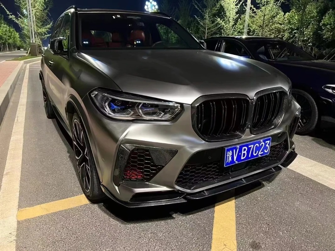Factory Price Dry Carbon fiber Carbon Fiber Front Lip for F95  XM5 Front Bumper Splitter Lip